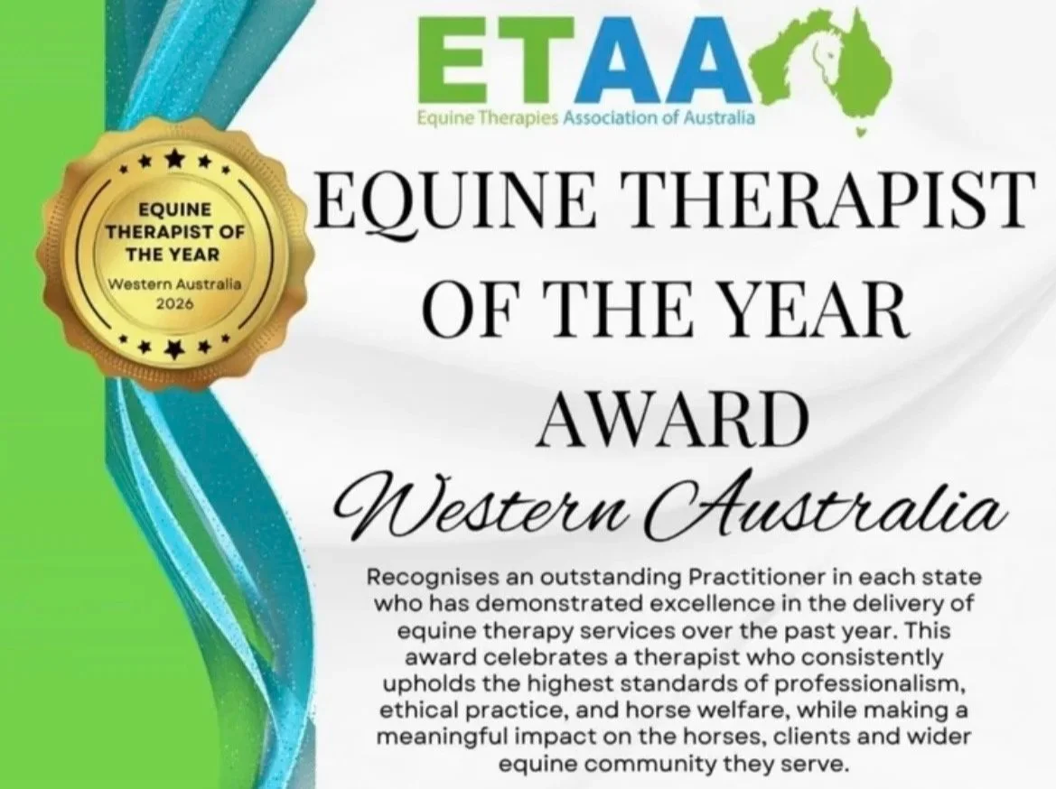 Nikita Hillier ETAA Equine Therapist of the Year (WA)Award 2026