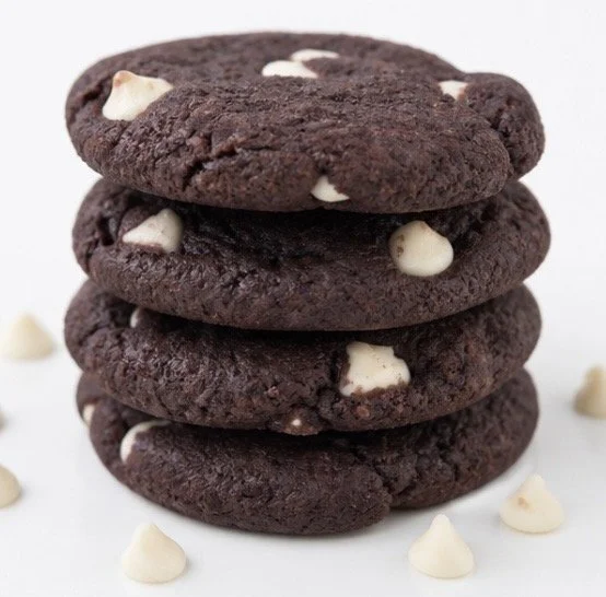 White Chocolate Red Velvet Cookies