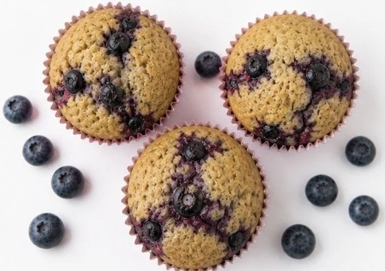Refine Sugar Free Blueberry Oatmeal Muffins