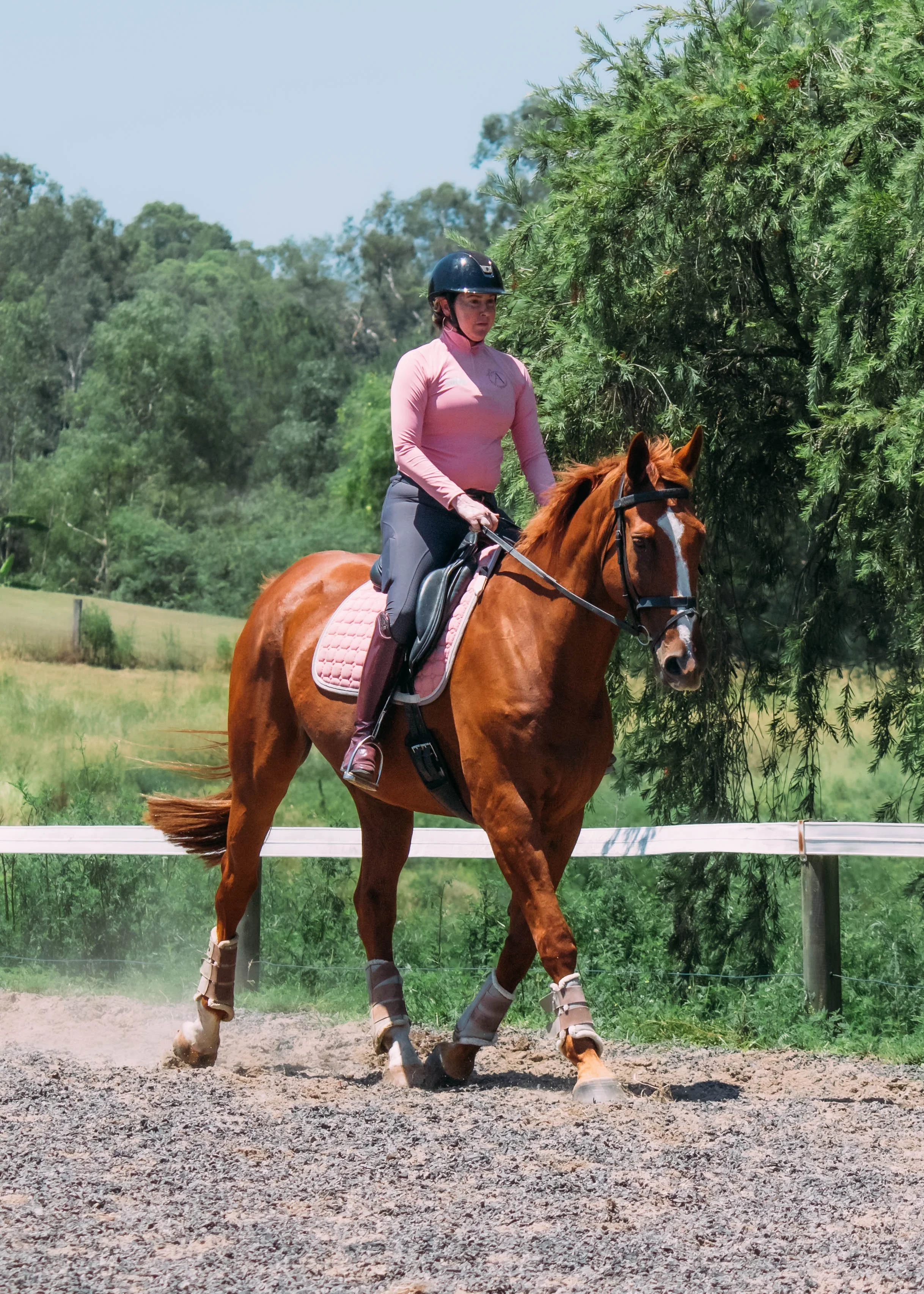 Limited Edition PINK Arch Equestrian x Kula Lunge Long Sleeve Base Layer
