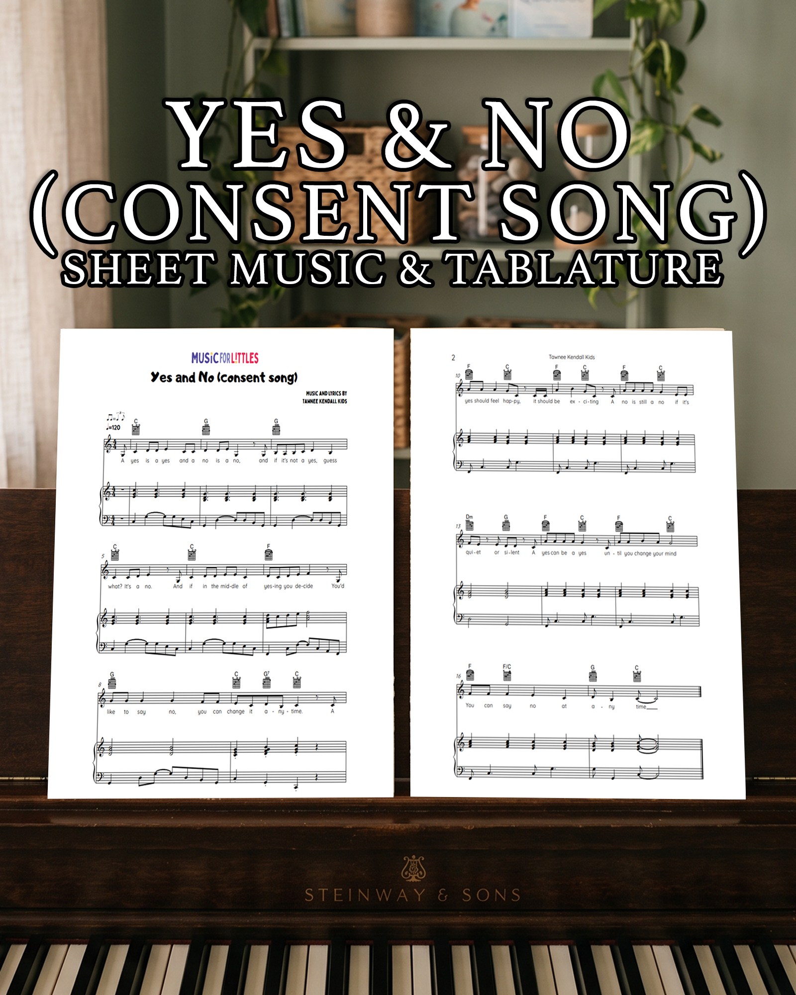 Sheet Music + Tab: Yes and No (Consent Song)