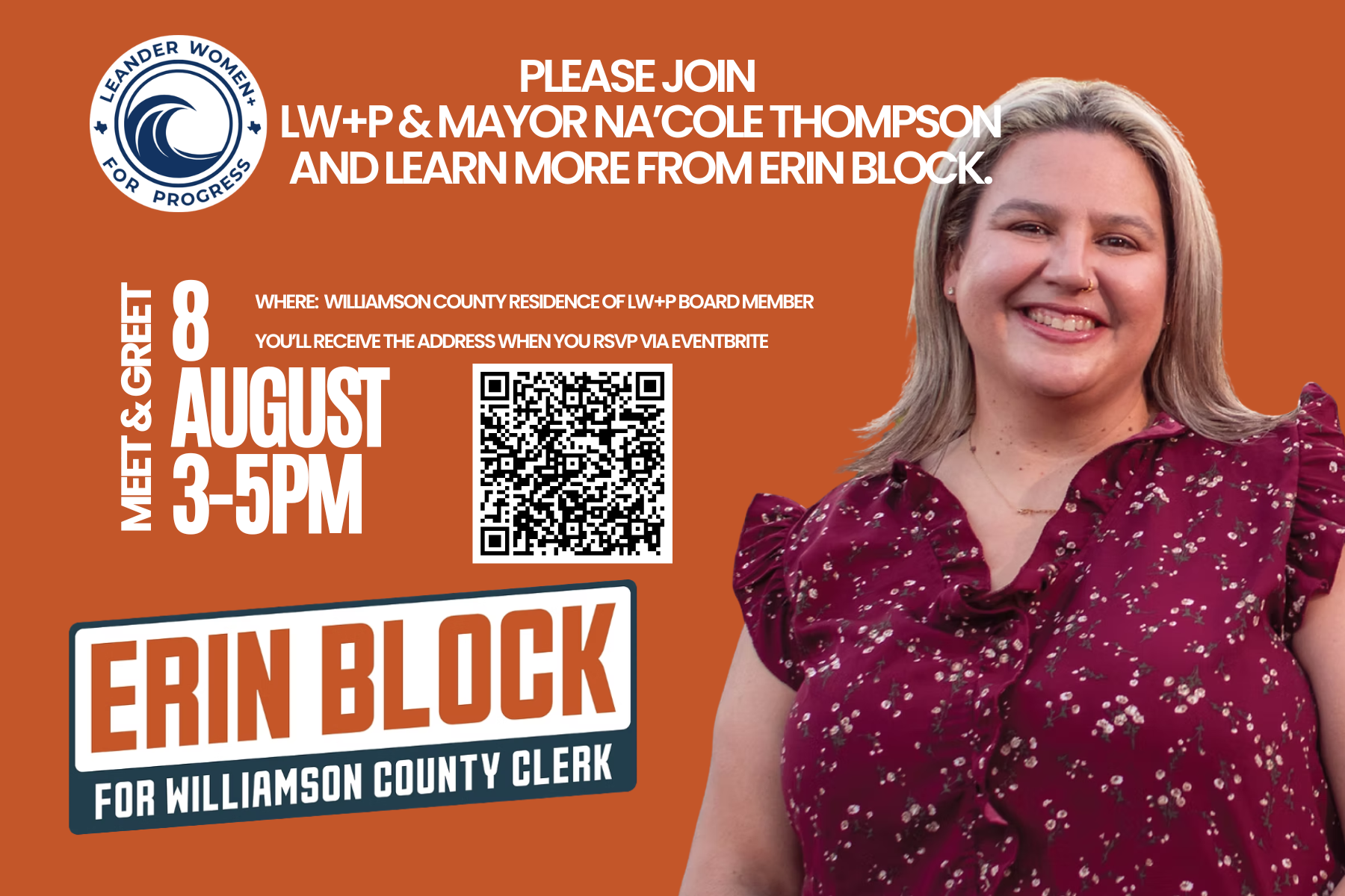 Erin Block for Williamson County Clerk Meet and Greet
