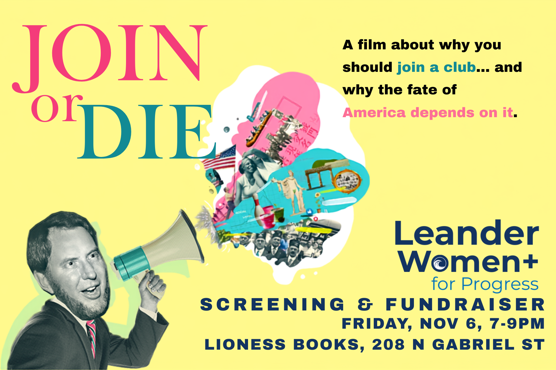 Join or Die Screening & Fundraiser