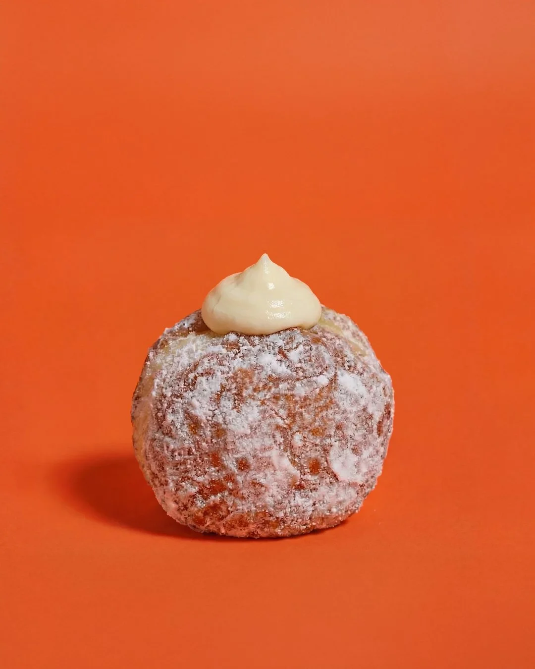Japanese nama donut with custard cream filling, soft and airy texture, Sydney