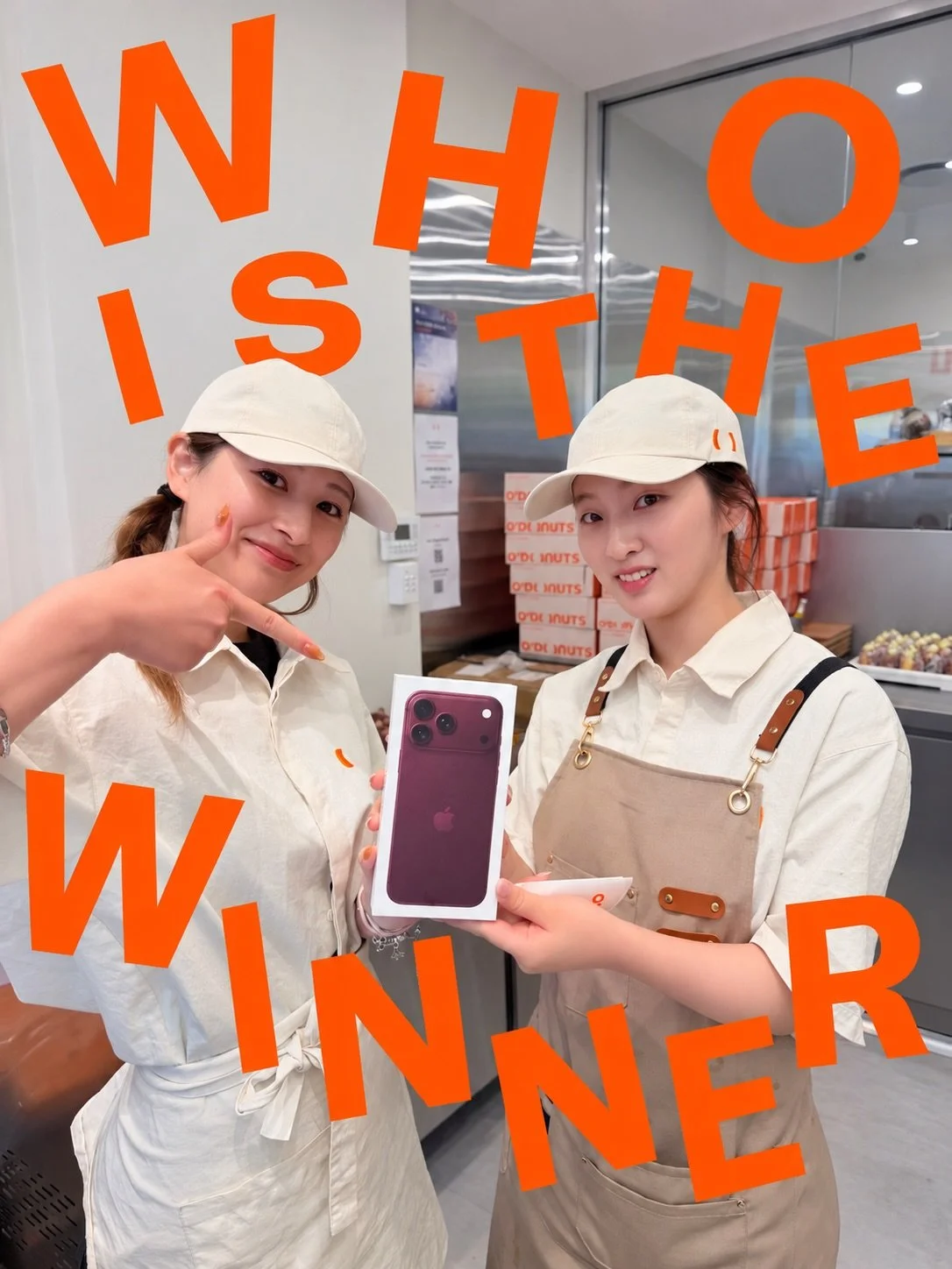 He was just walking past and stopped to buy donuts for his girlfriend&hellip; and ended up winning an iPhone! 😆🍩📱

Looks like James W didn&rsquo;t even realise he&rsquo;d won at first! Congratulations to our grand opening scratch card winner 🧡

F