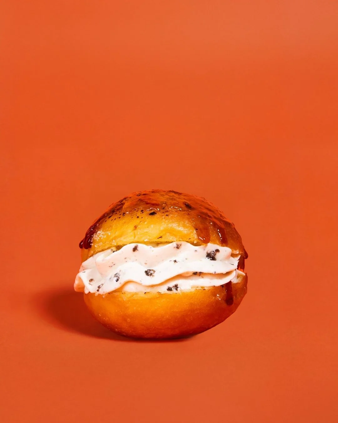 Savory truffle cheese nama donut with rich truffle cream filling, soft Japanese donut, Chatswood Sydney