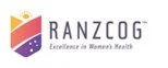 Ranzcog logo with purple, pink, and blue geometric shapes and text