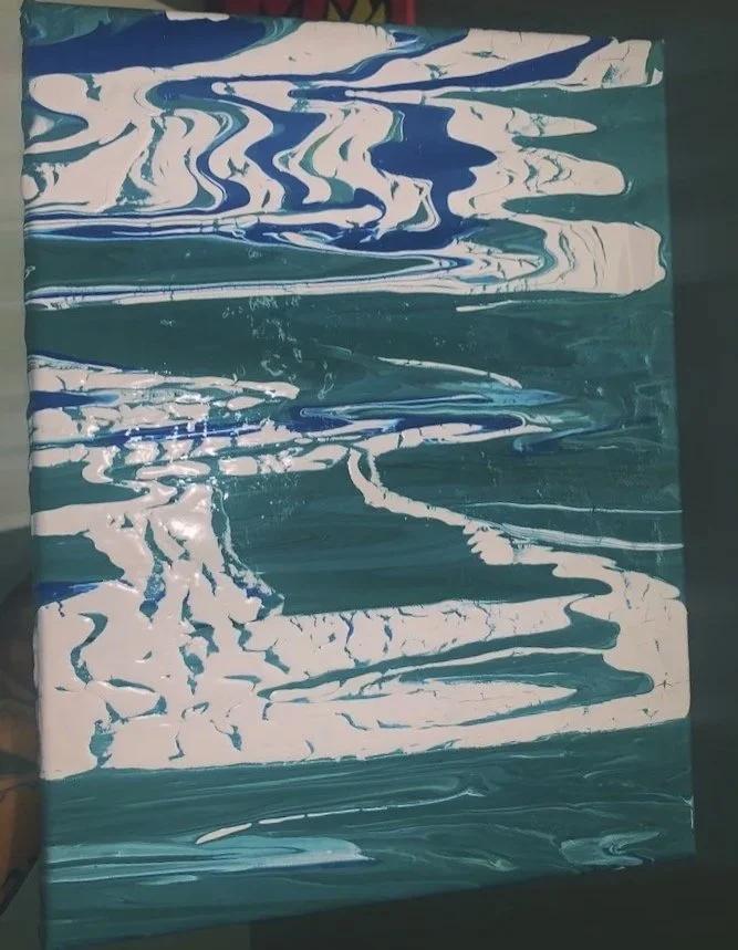 "Ripple" 9x12 Acrylic on canvas
2019