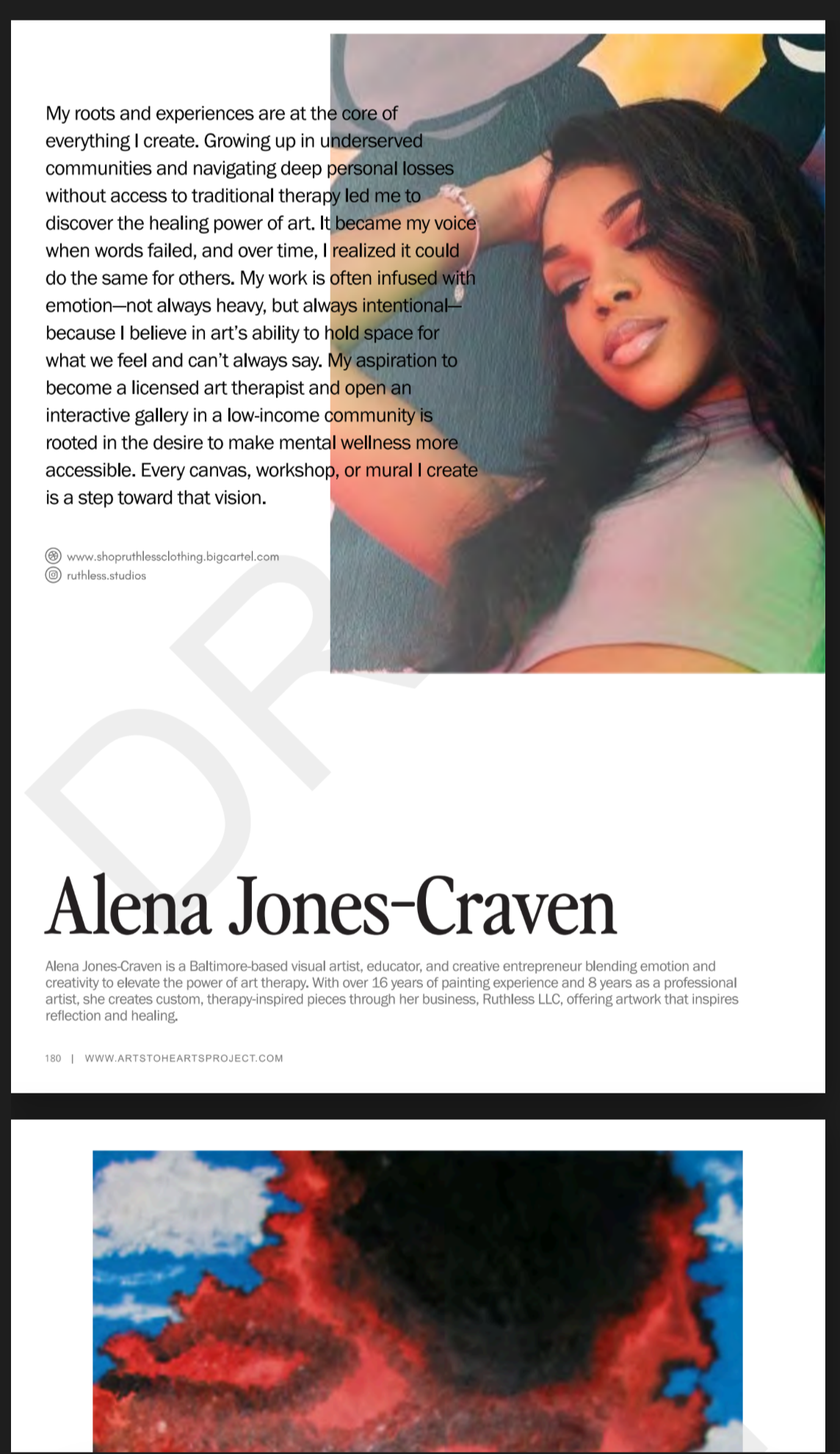 Feature from "100 Emerging Artists" 1st edition
