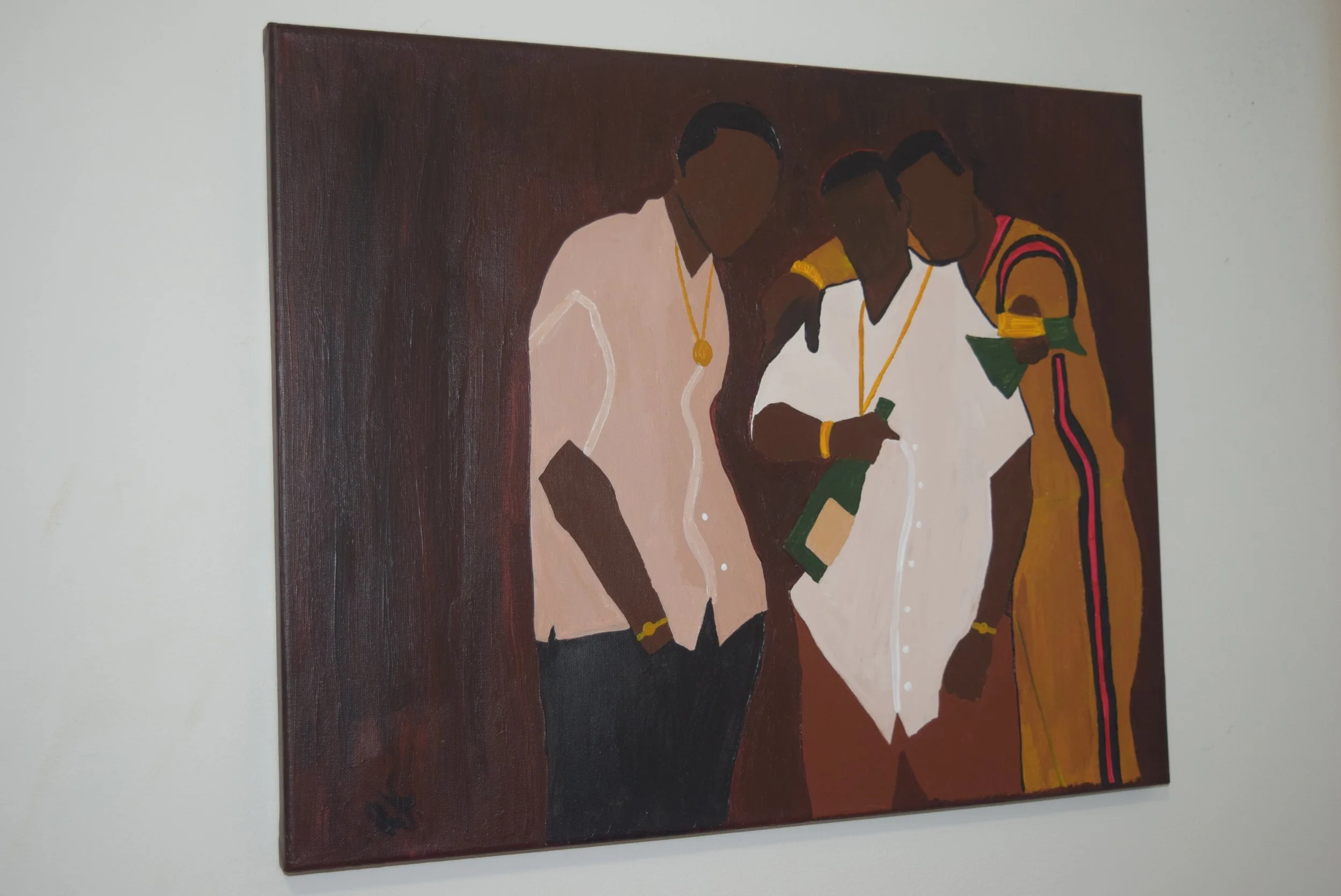 "In Full" (2019)
16x20 Acrylic on canvas 
Apart of the Cinema collection