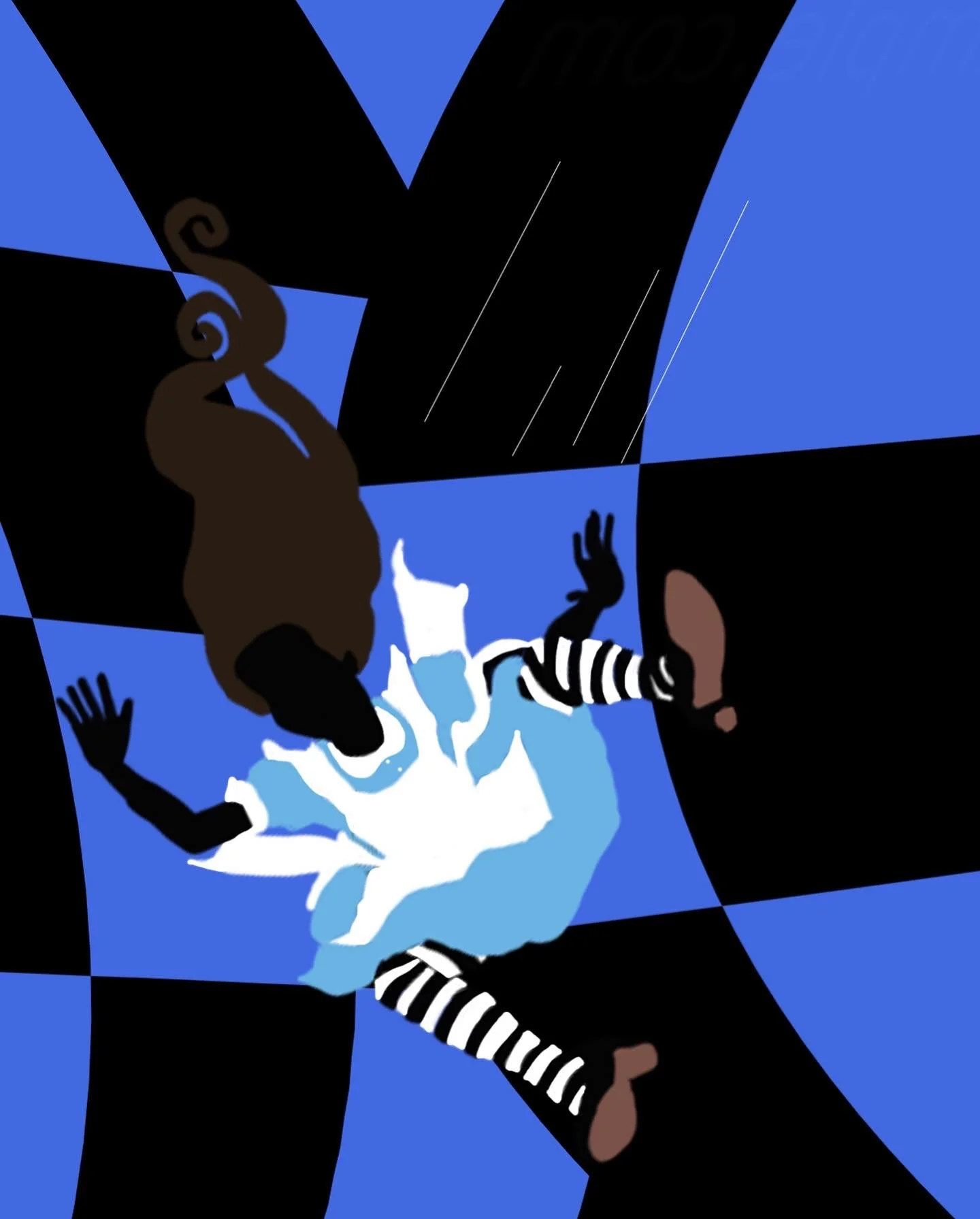 "Alice" Graphic Design - Adobe Illustrator 
Final Project in Studio Art- Morgan State University
2021