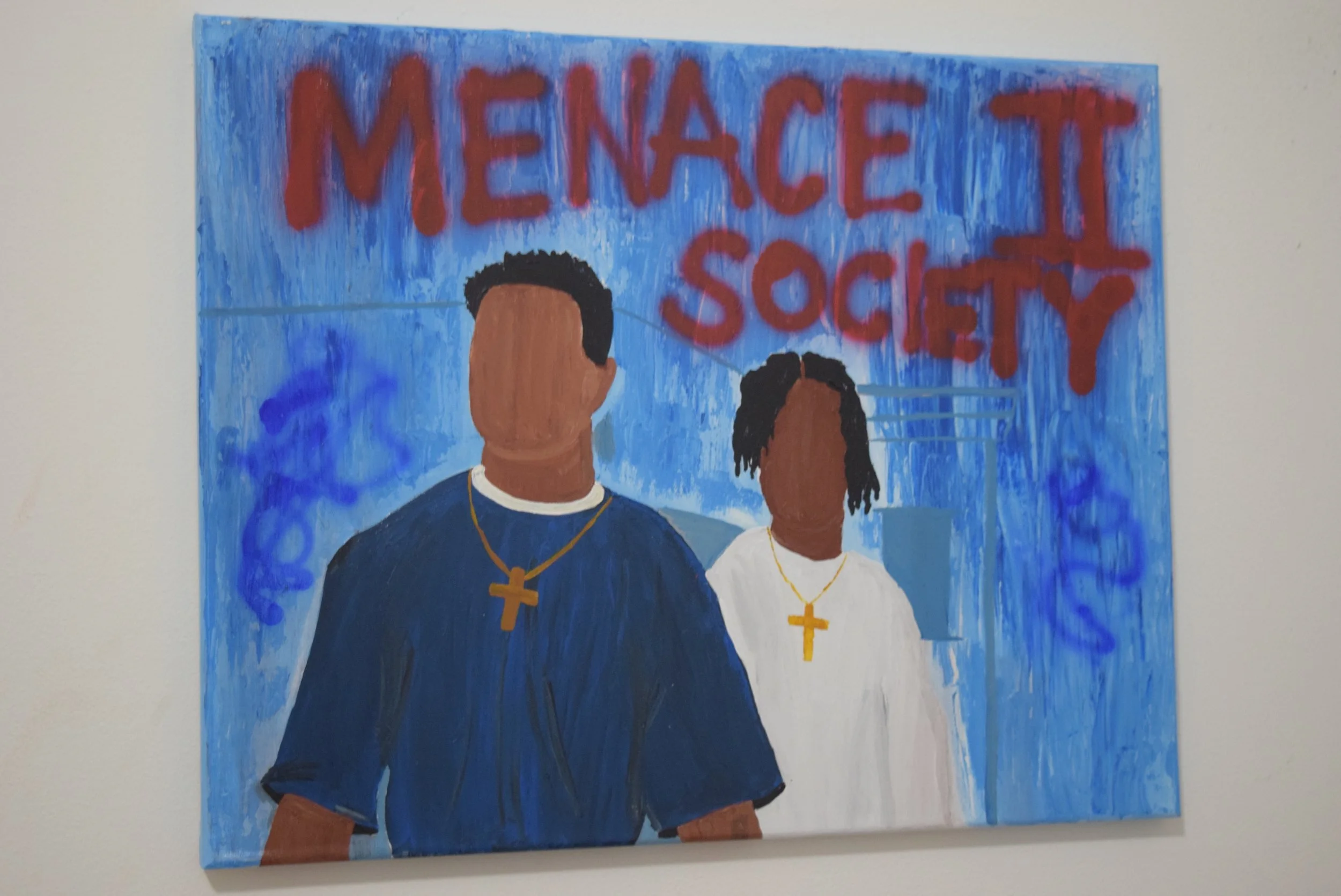 "Menace" (2019)
16x20 Airbrush and Acrylic paint
Apart of the Cinema collection