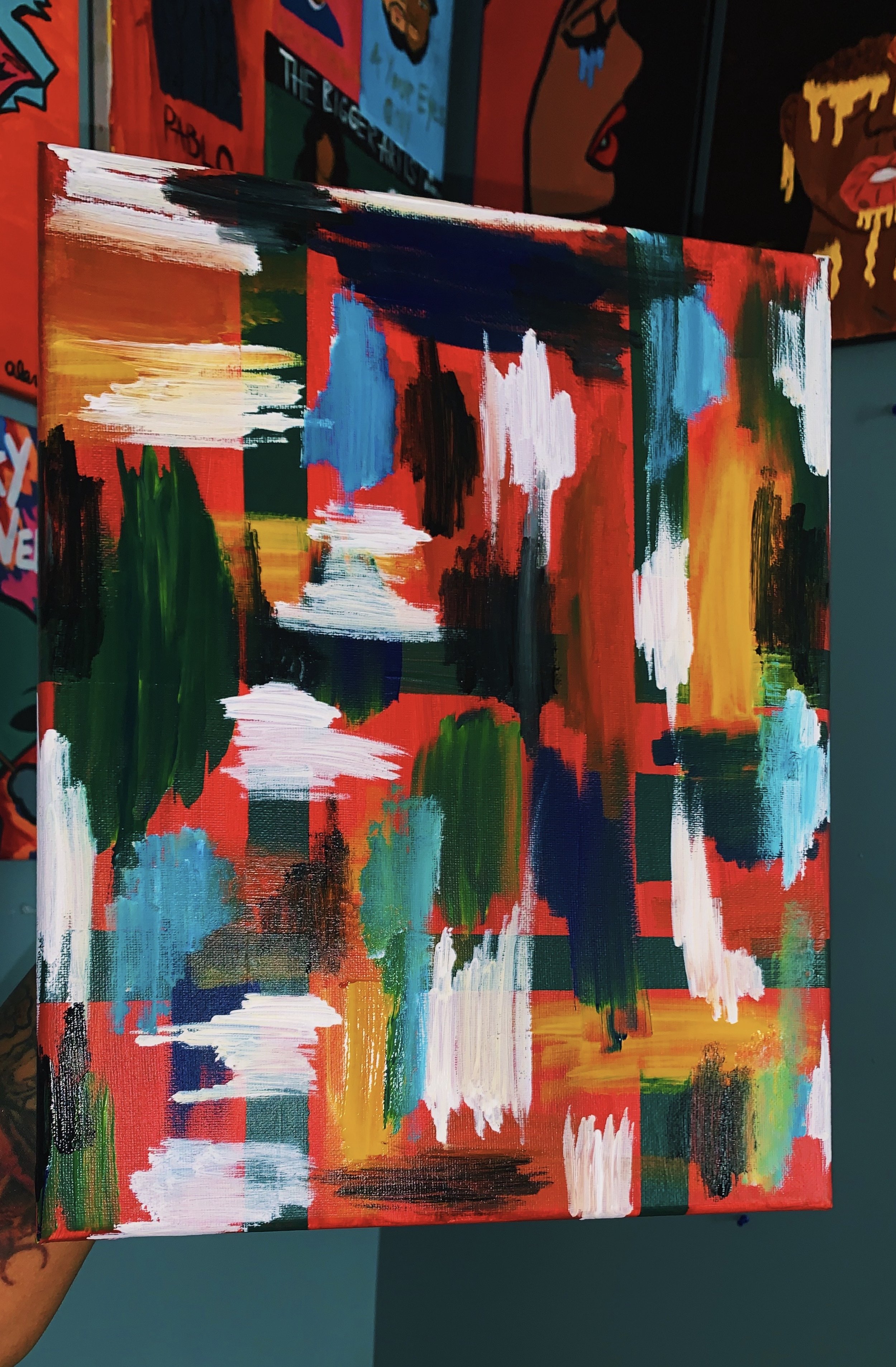 "Living Room"  9x12 Acrylic on canvas 
2019