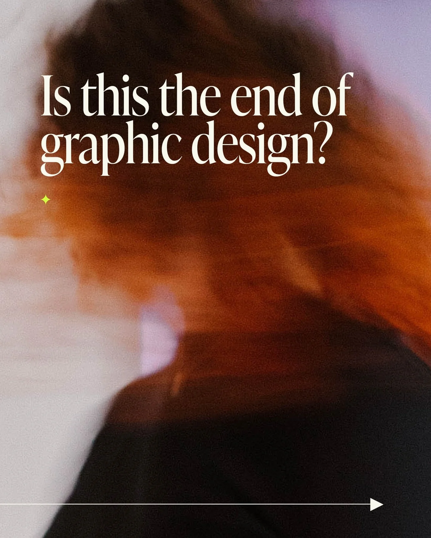 Is graphic design over?
Will AI take over?

I don&rsquo;t think so.
AI doesn&rsquo;t scare me, it reminds us what design truly is:
strategy, craftsmanship, and soul.

Clients don&rsquo;t need more visuals.
They need meaning, clarity, and confidence i