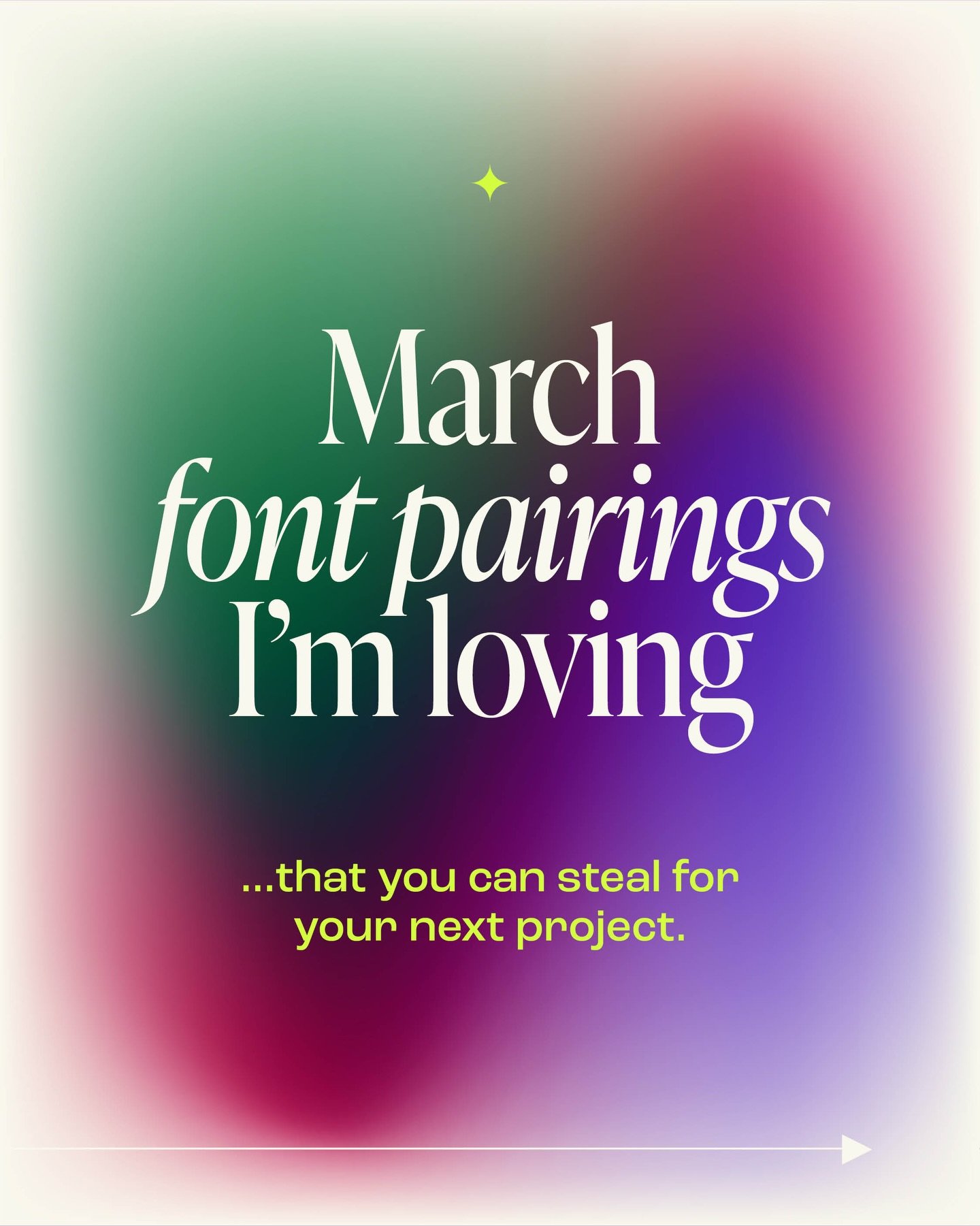It&rsquo;s often challenging to find good, matching typefaces for a project. I&rsquo;ve picked my favourite ones in March that you can steal for your project. 💜

#branddesign #graphicdesign #typography