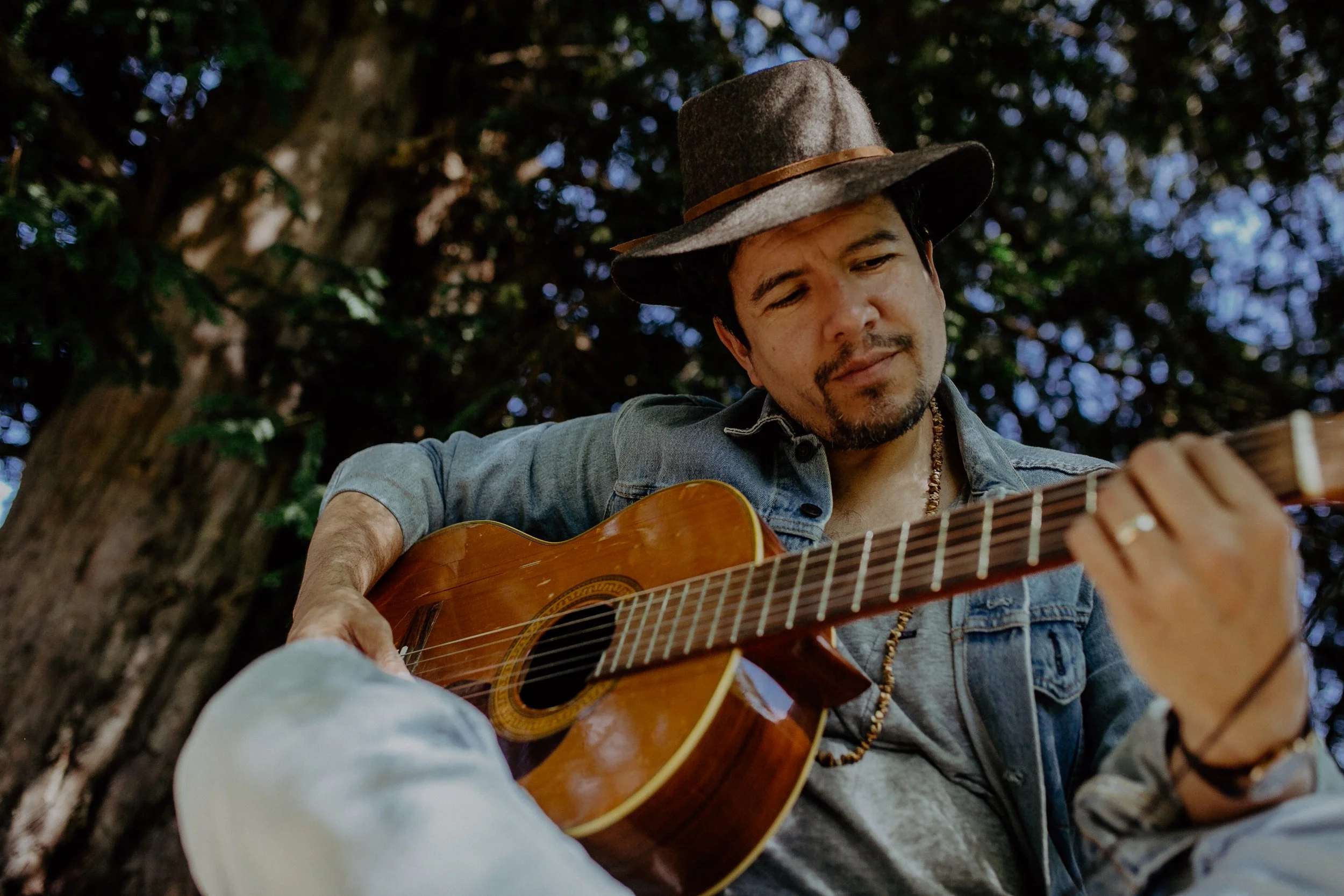 Portrait Mann mit Gitarre