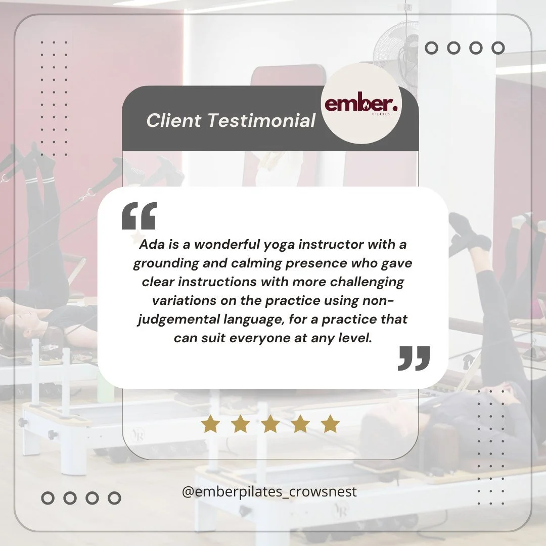Nothing makes us prouder than hearing how supported, strong and confident our clients feel 🤍

At Ember Physio &amp; Pilates, every instructor brings their own unique energy, but the heart of what we do is the same: clear guidance, thoughtful progres