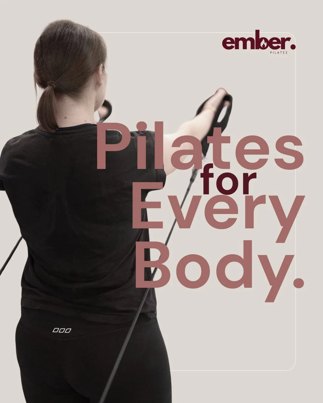 Pilates for Every Body 🤎

Strength has no size. Movement has no mold. At Ember, we&rsquo;re here to support your body. Exactly as it is, while helping you build strength, confidence, and control from the inside out.

All levels. All bodies. Always w