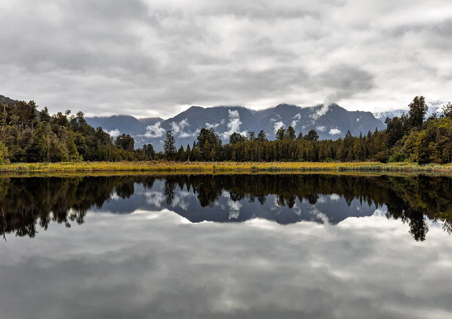 Lake Matheson Reflection Fine Art Print