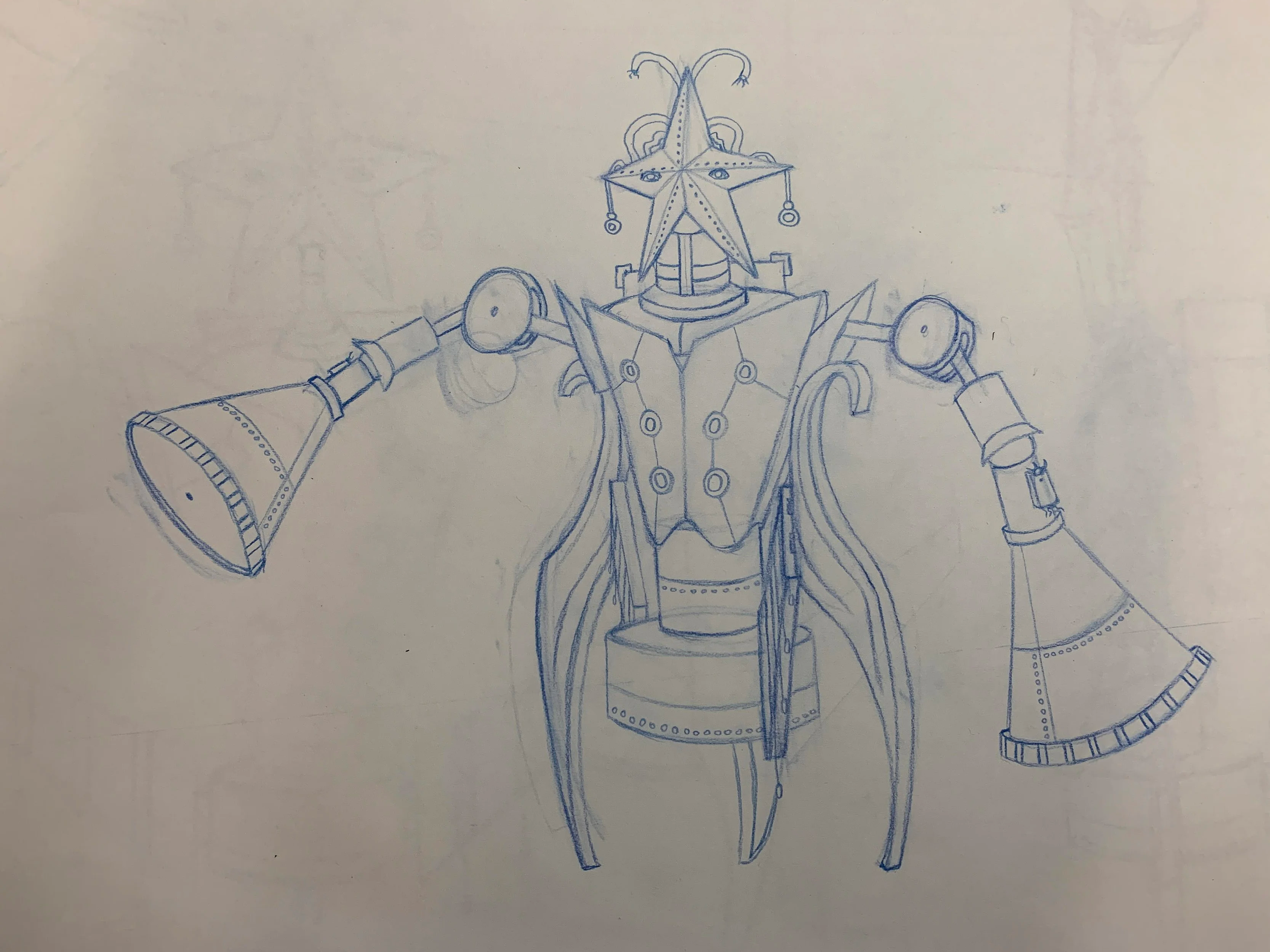 Flashy Robot Action Pose