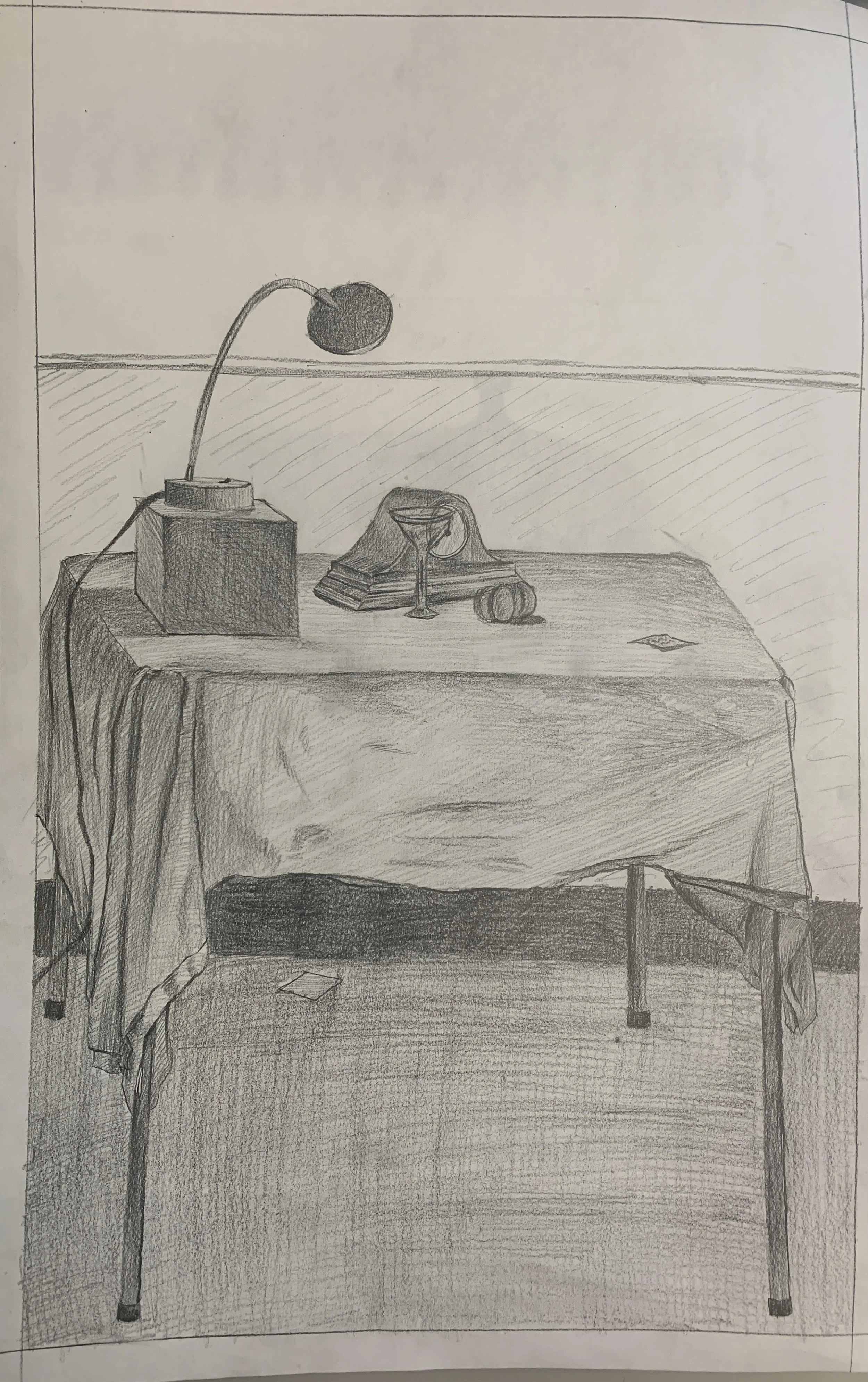 Clock Still Life Study, January 2023