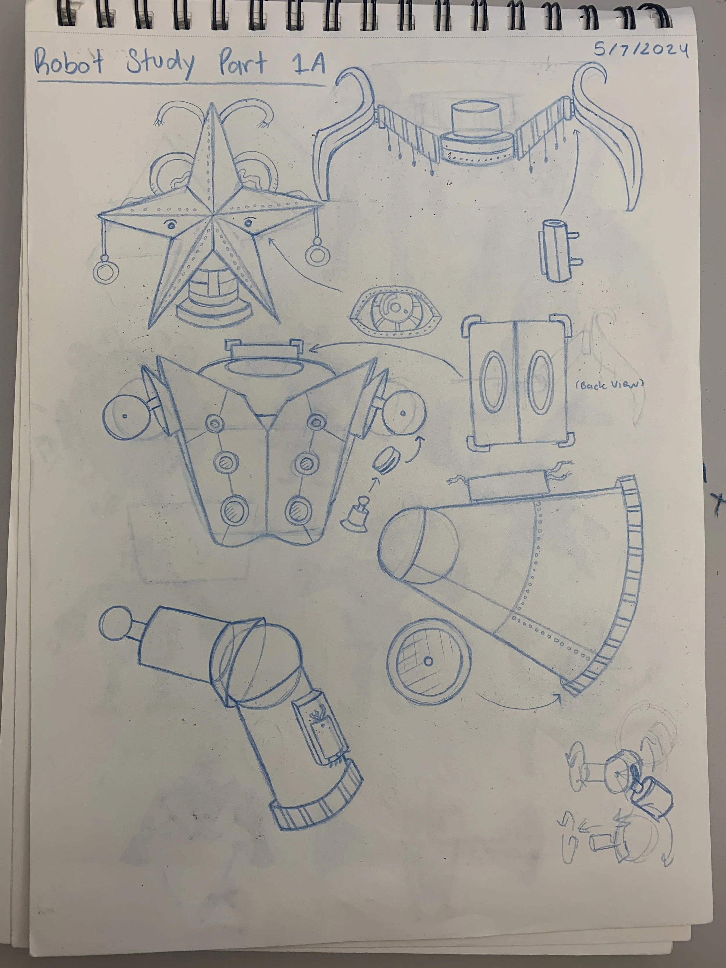 Flashy Robot Body Planning