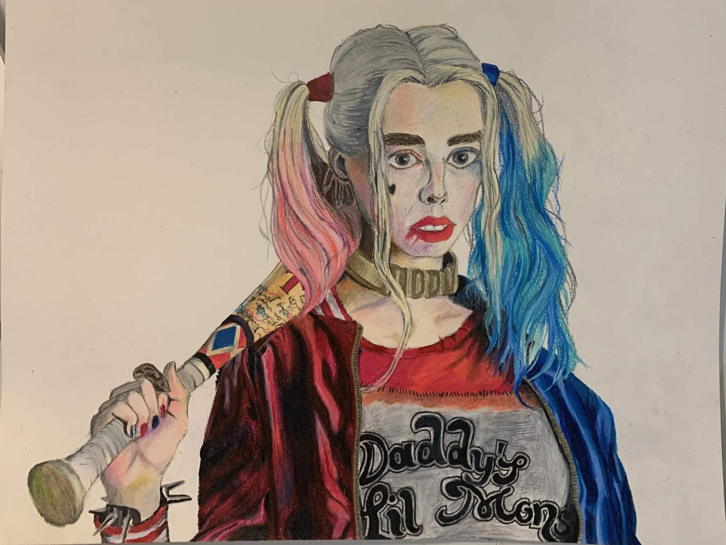 Harley Quinn, December 2022
This is a piece I did for my friend's birthday, and it is simply a fan-art piece of Harley Quinn. 