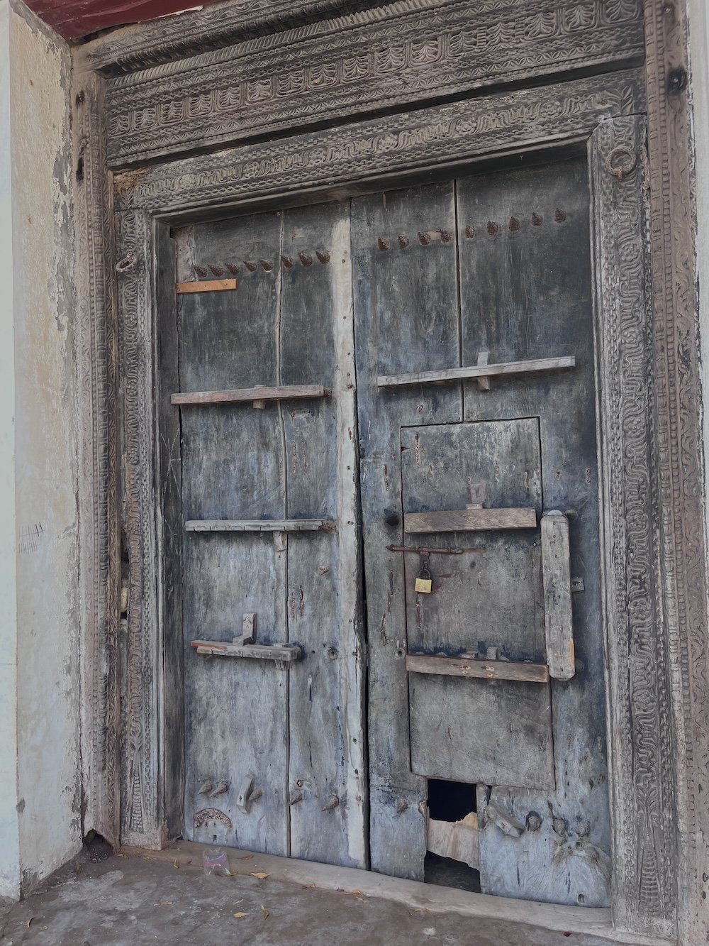 One of Lamu's famous carved doors