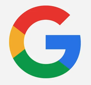 Google logo with a multicolor G composed of red, yellow, green, and blue segments.