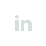 LinkedIn logo with a light gray background