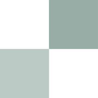 A 2x2 grid with black and light gray squares arranged diagonally.