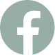 Facebook logo, a white lowercase 'f' on a blue circular background.