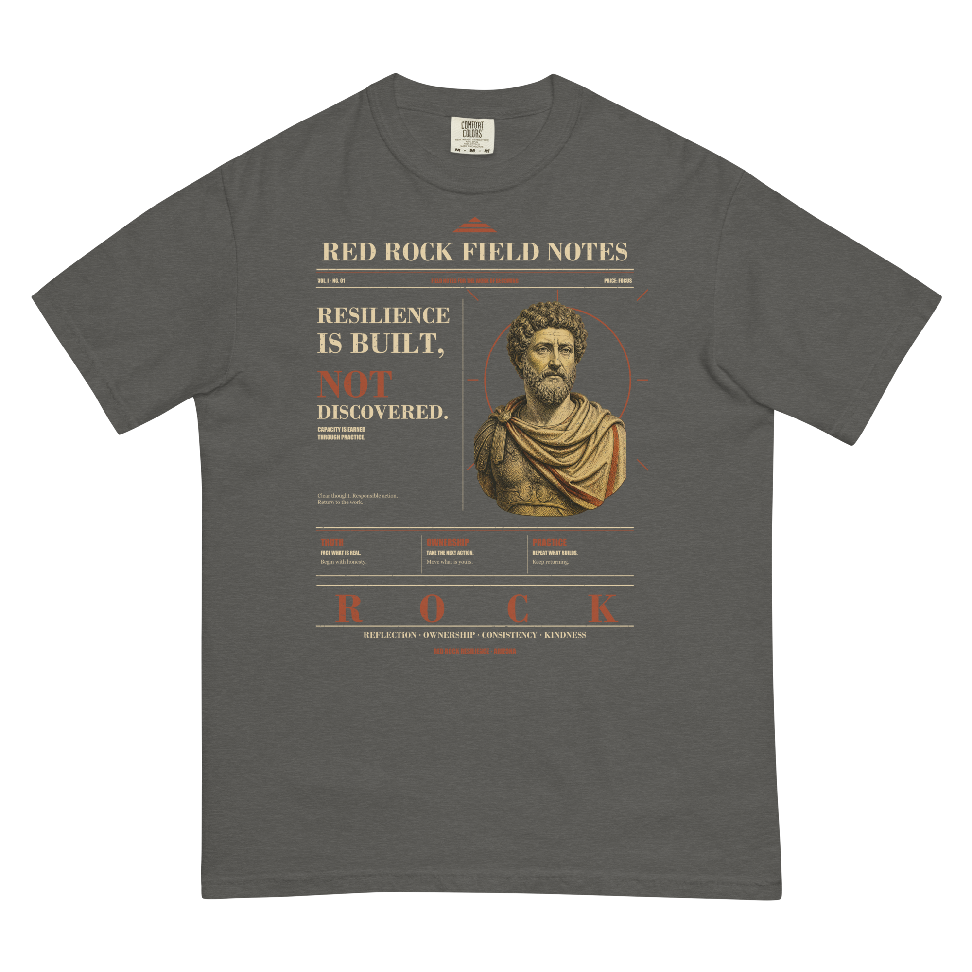 Red Rock Field Notes No. 01 — Built, Not Discovered Tee