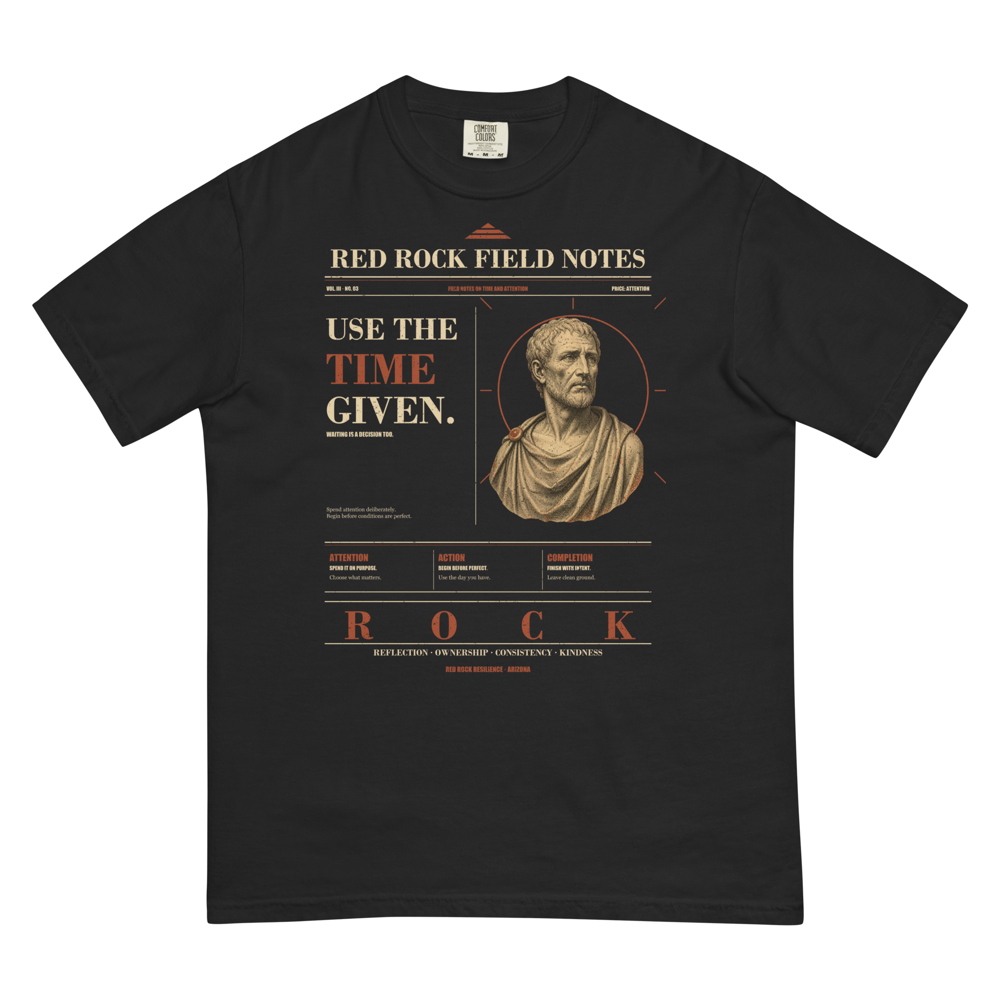 Red Rock Field Notes No. 03 — Use the Time Given Tee