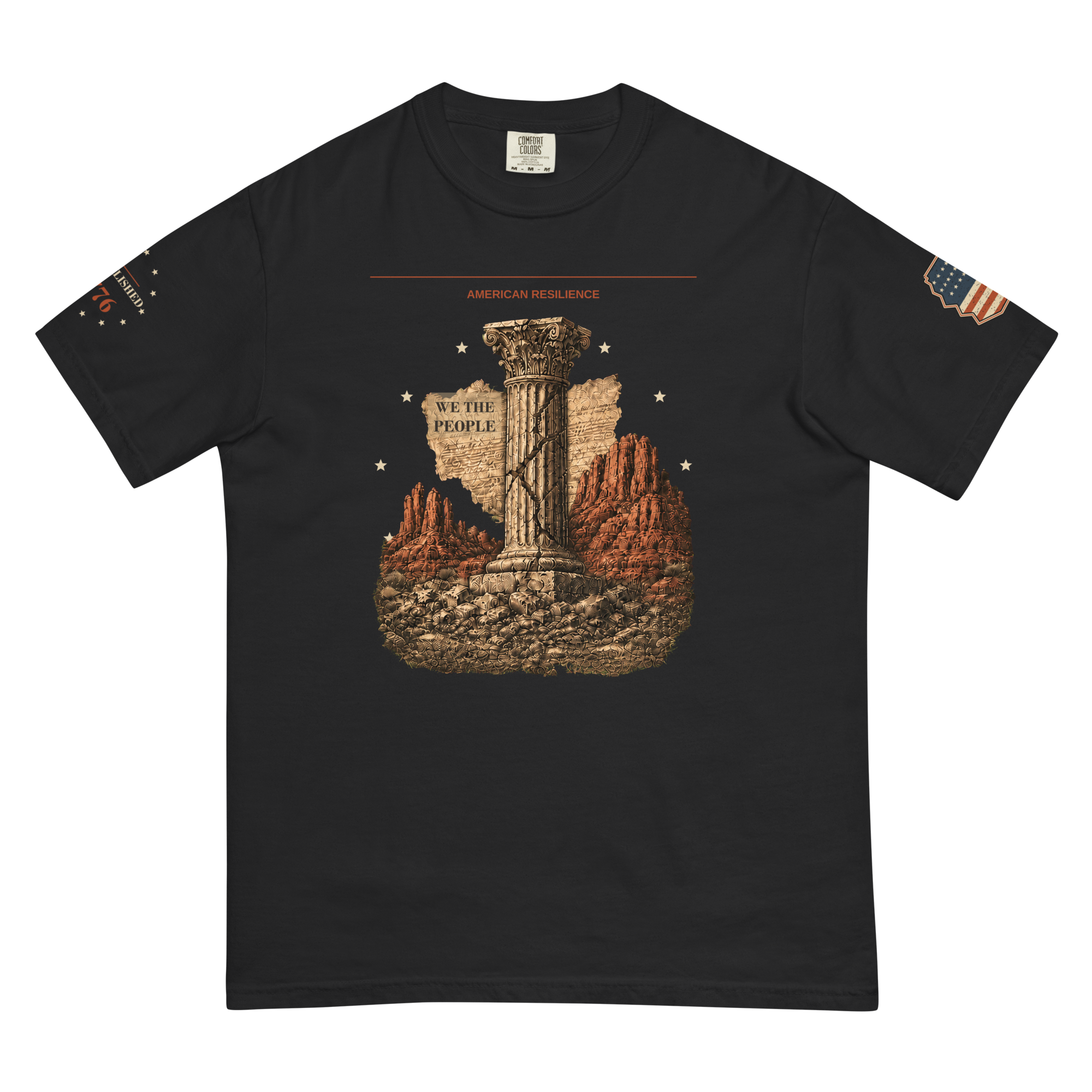 RED ROCK AMERICAN RESILIENCE 03 — Red Rock Column Tee