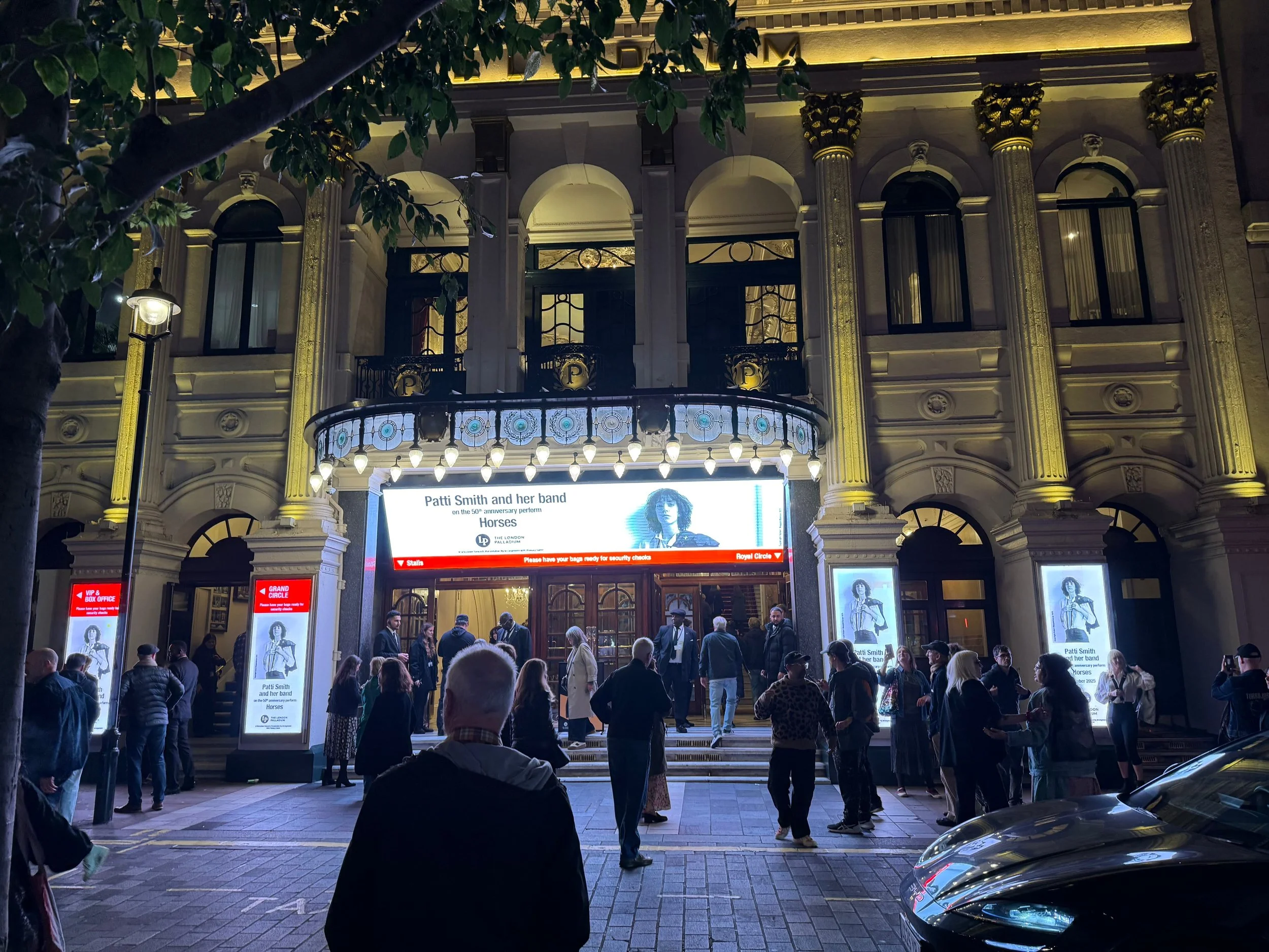 FIELD NOTES: Patti Smith and her band, London Palladium, 12th October 2025