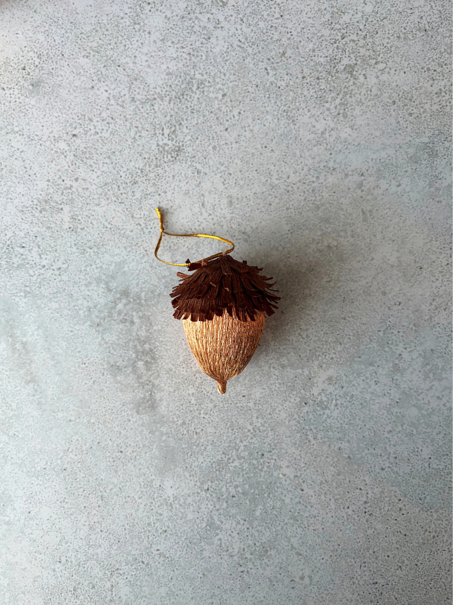 Christbaumschmuck aus Krepppapier 