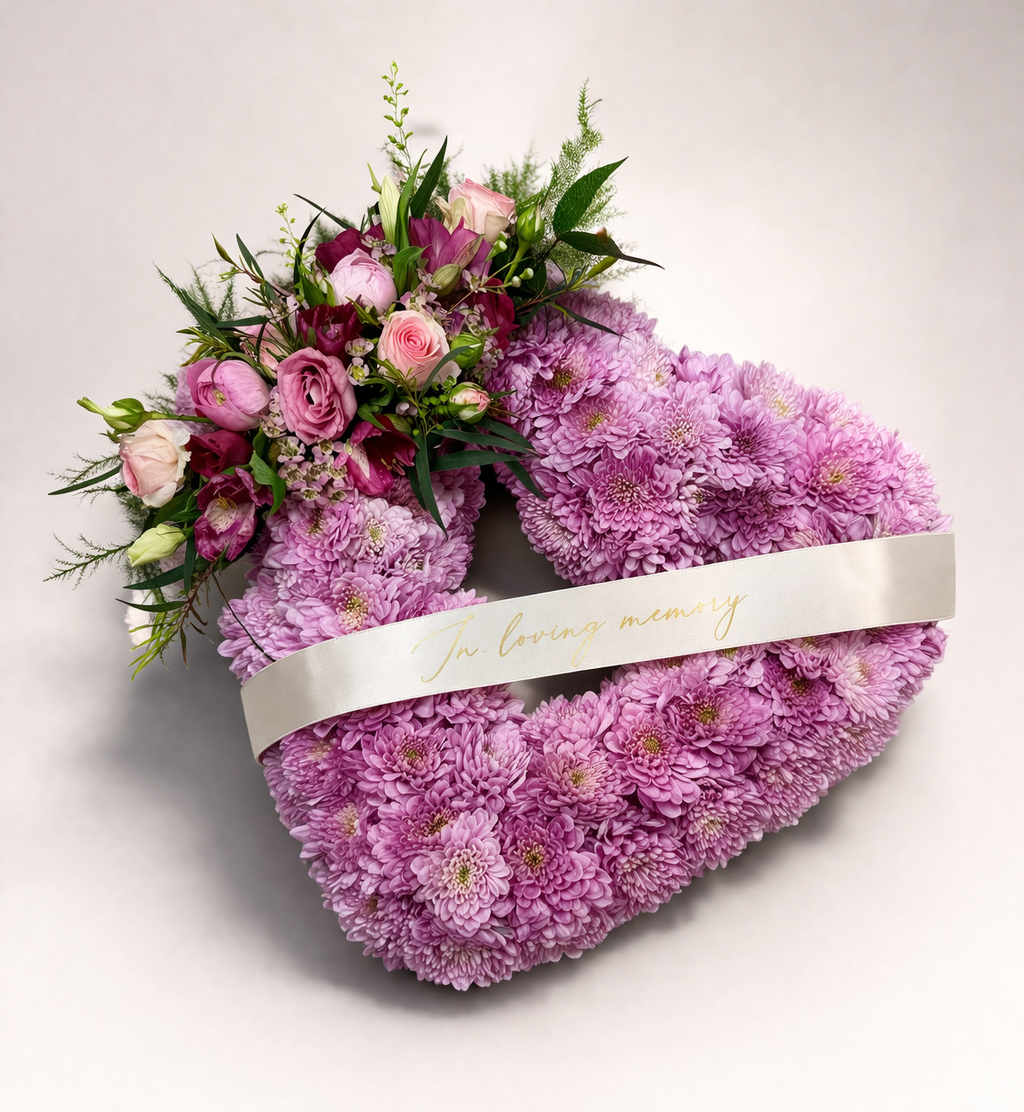 Based Open Heart- Pink