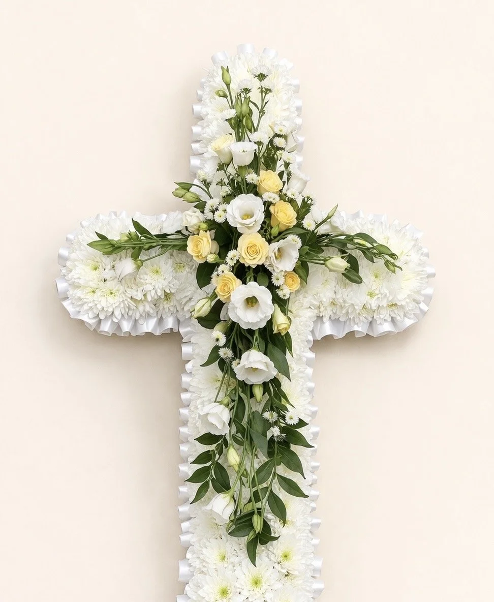 Based Cross Tribute- Yellow & White
