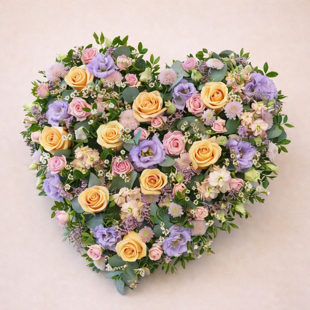 Heart Tributes - Modern Pastels