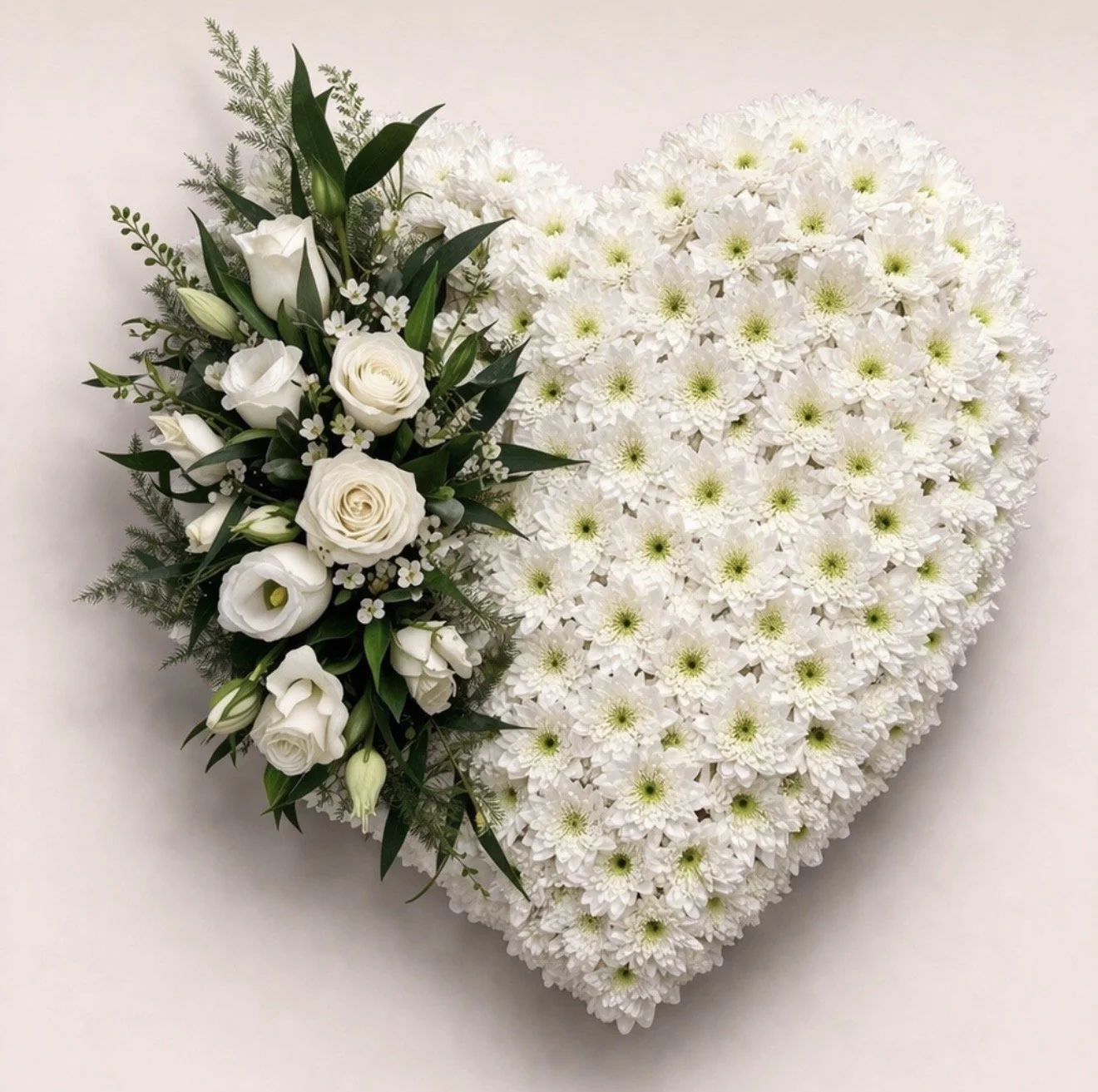 Based Heart- All White
