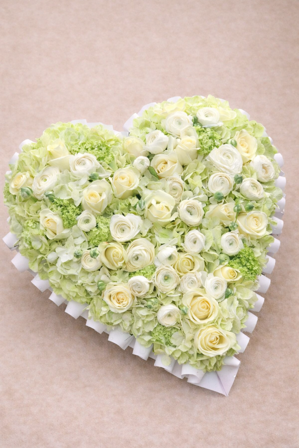 Heart Tributes - Modern Whites