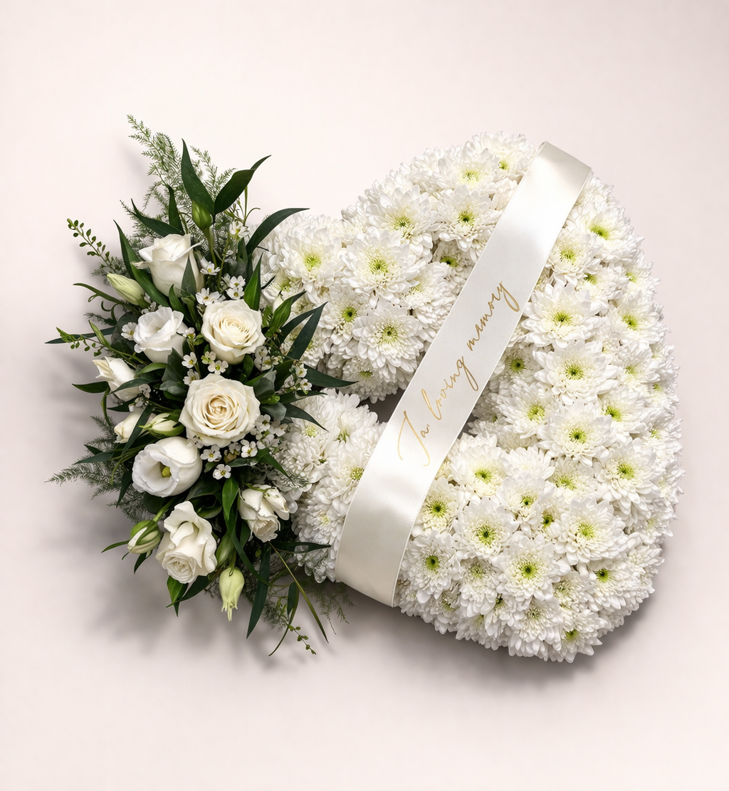 Based Open Heart- White