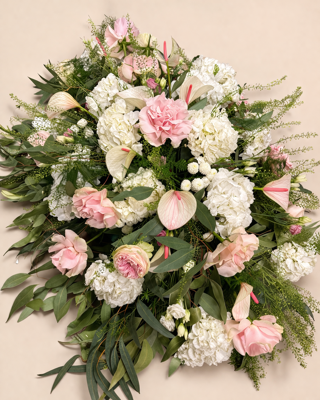Modern Coffin Spray - Luxury pastels