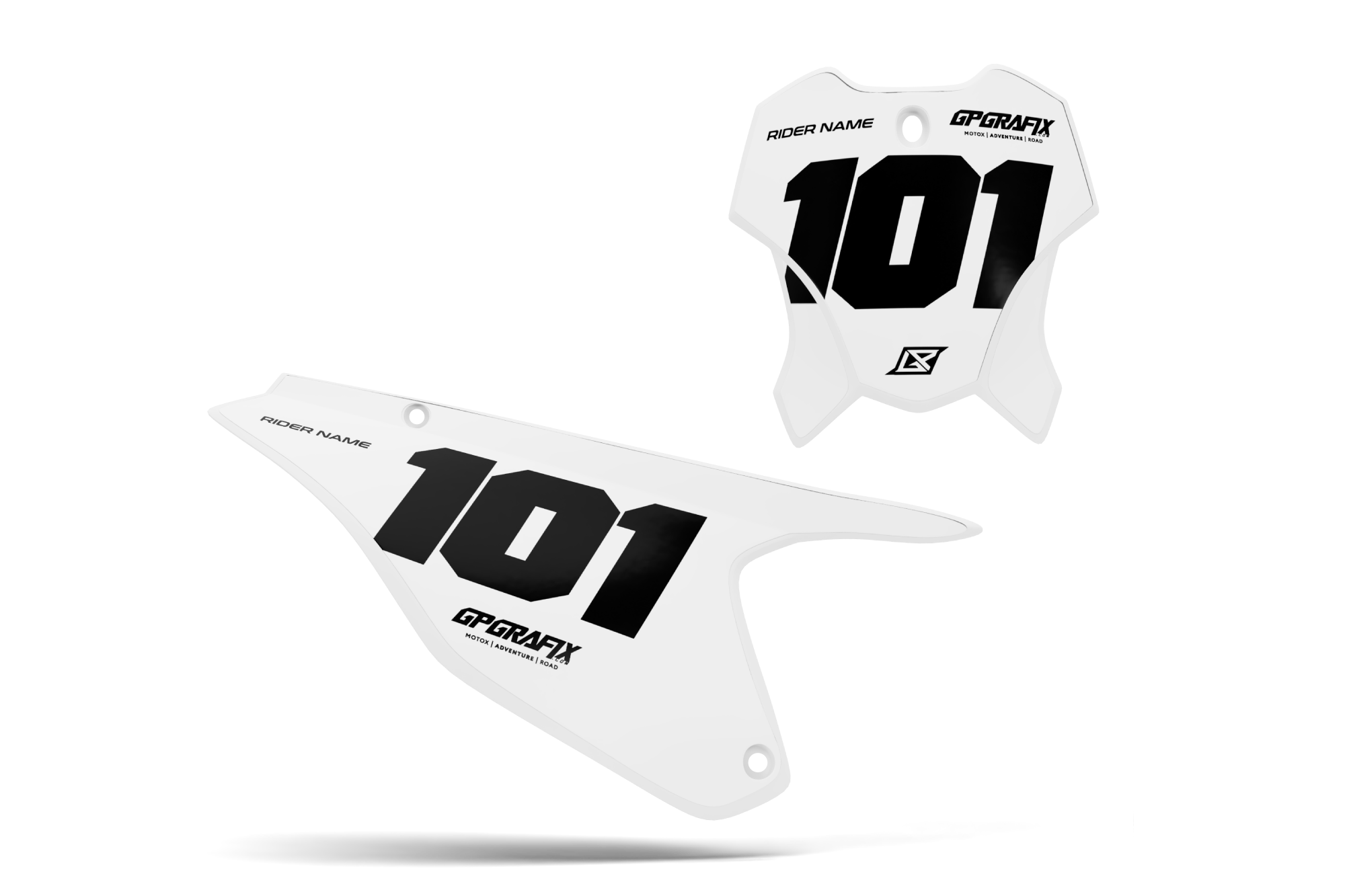 Number Plates WHITE/PNG Background