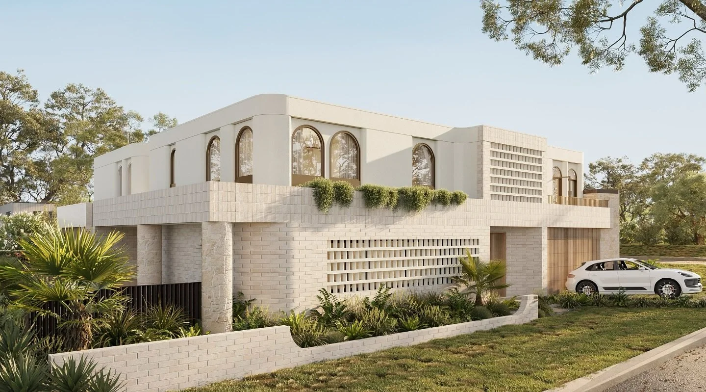 Palm&eacute;
Mediterranean elegance reimagined for the Australian coast - a palette of blonde brick, stack stone, and breeze blocks sets the tone for refined, coastal living.
