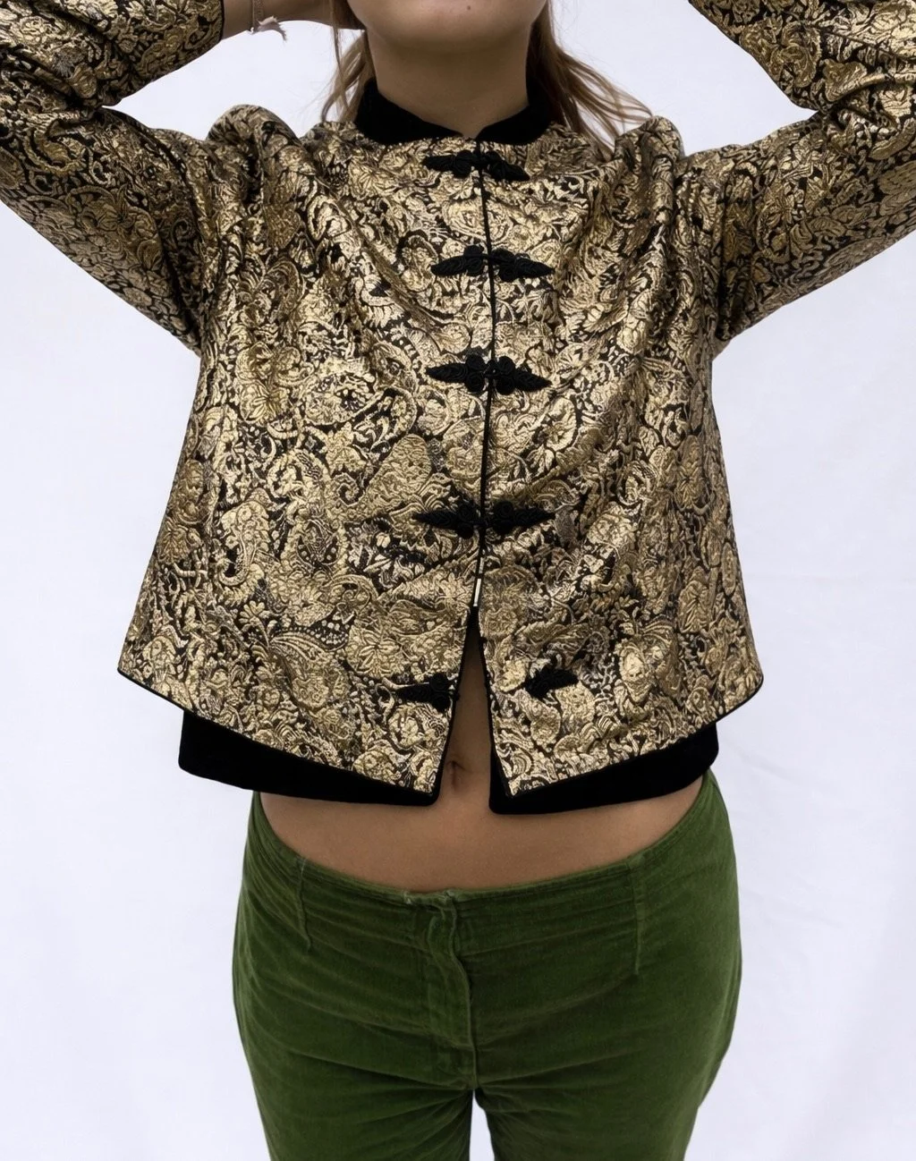 Gold embroidred jacket