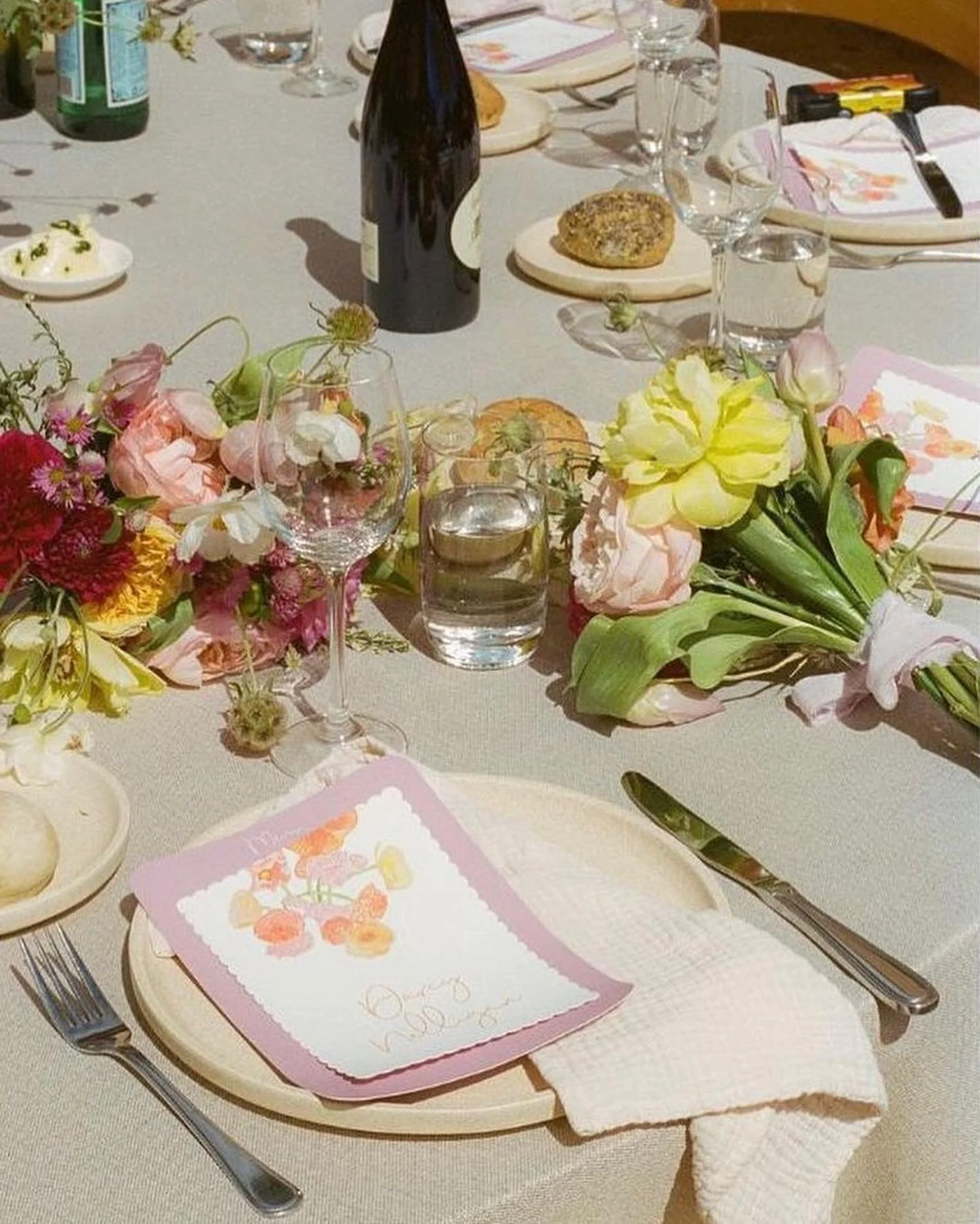 So lucky to have designed the stationary for the Nelligans&rsquo; special day 🤎 @darcymason @nelloj24