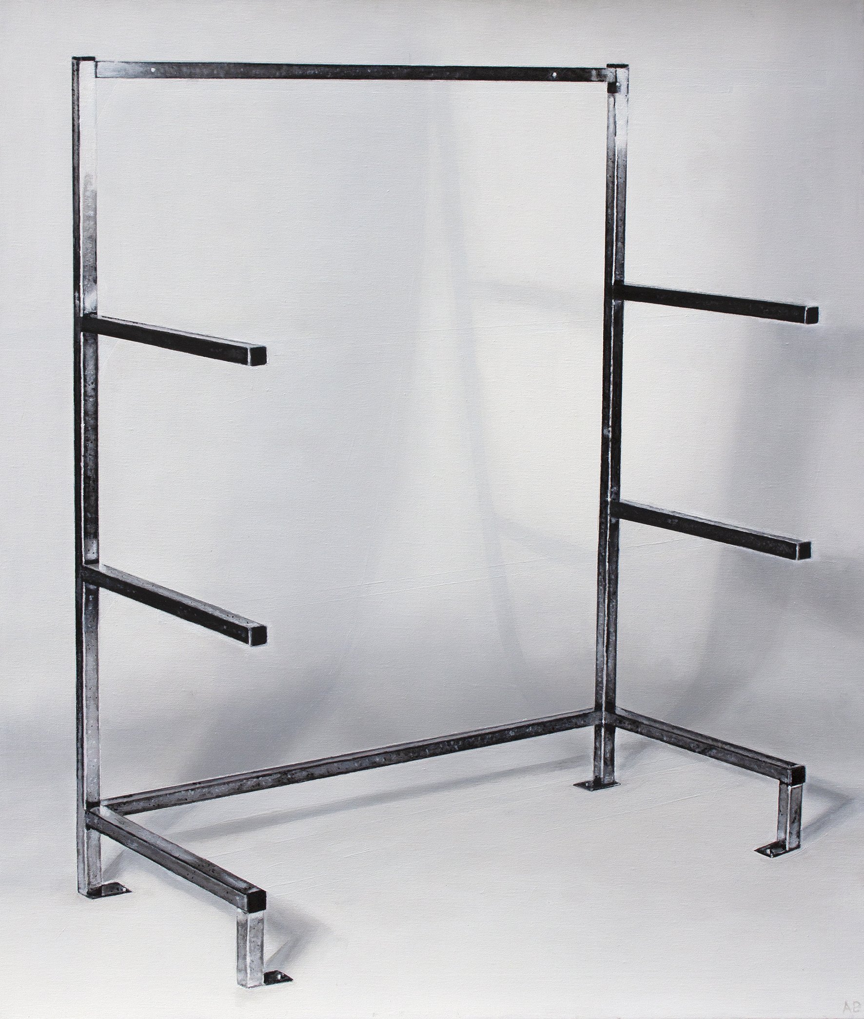 Untitled (support), oil on linen, 60 x 70 cm