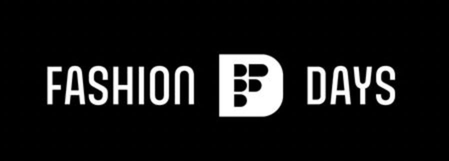 Black background with white text reading 'FASHION BB DAYS' and a stylized letter 'B' in the center.